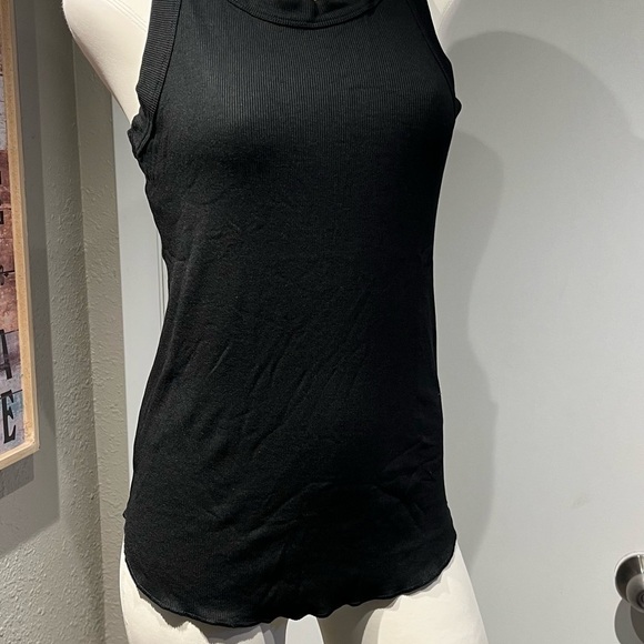 Nostalgia Black Fitted Tank Top - Picture 1 of 11